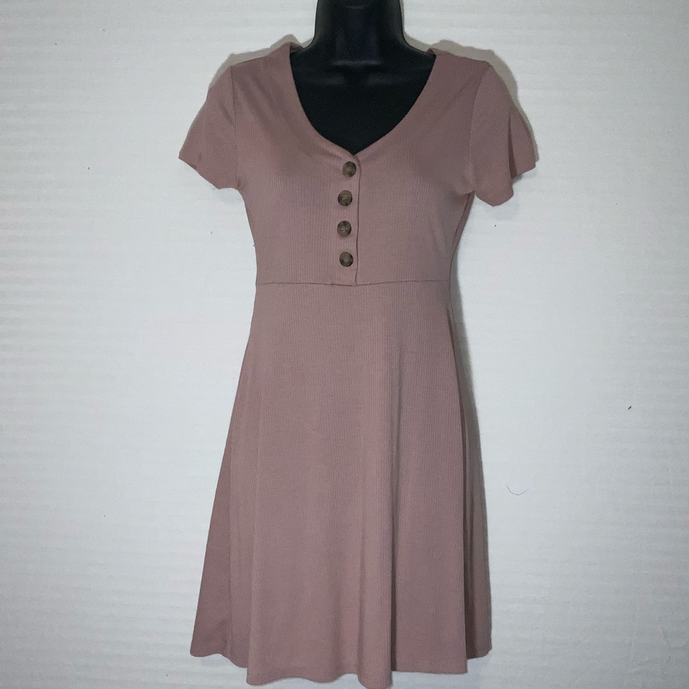 Dusty pink doll dress